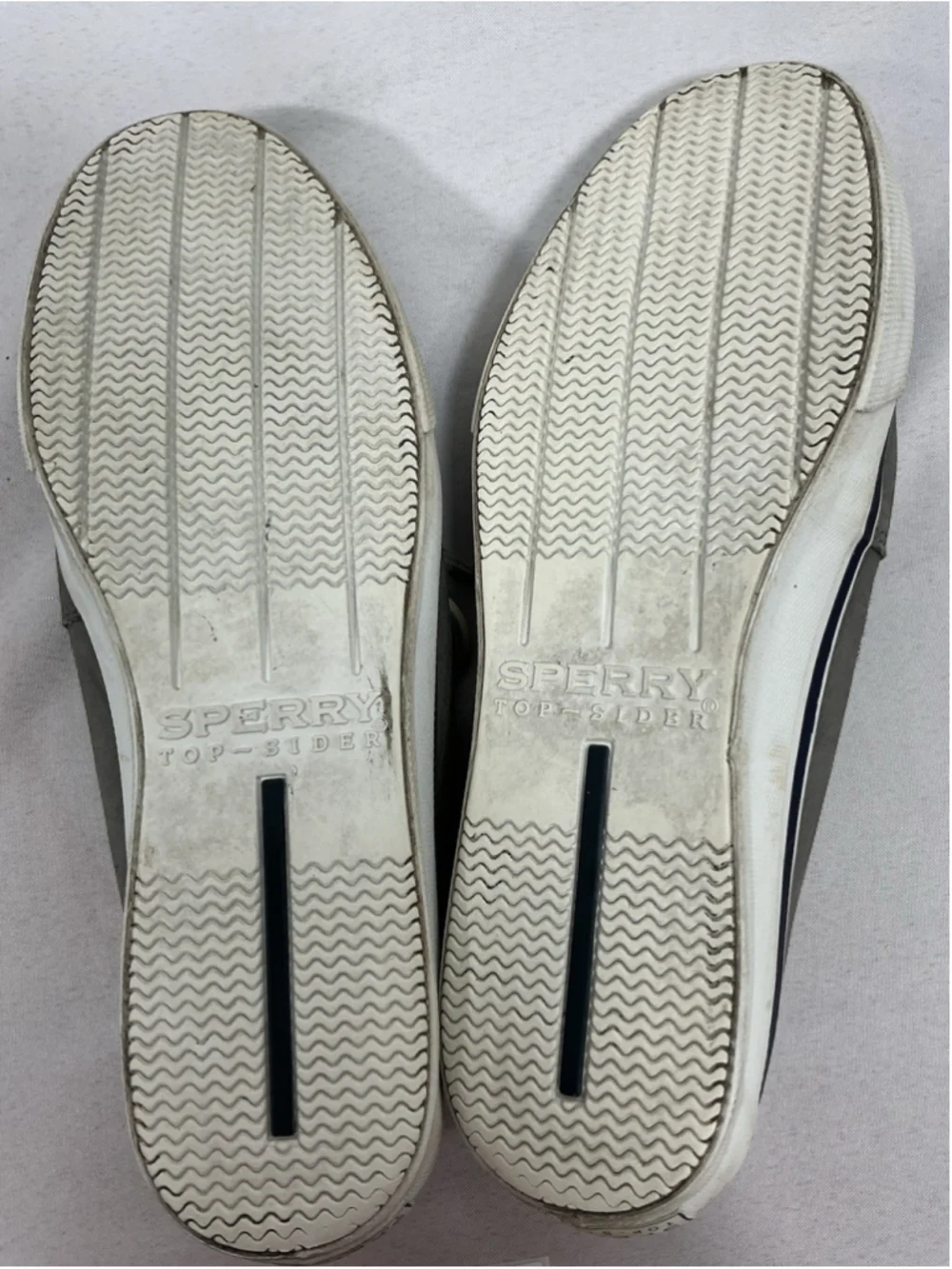 Mens Sperry Top Sider Casual Flat Boat Shoes Size 11.5 M Gray